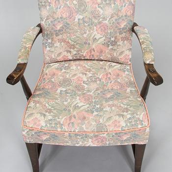 Carl Gustaf Hiort af Ornäs, nojatuoli, "Tohtori", Hiort Tuote Puunveisto, ja rahi, 1940-luku.