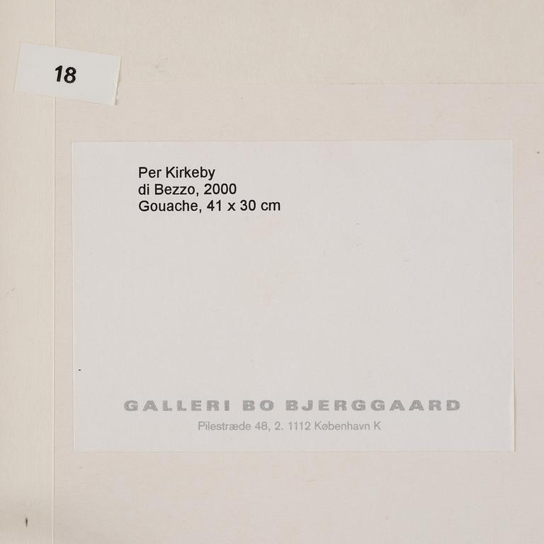 Per Kirkeby, "di Bezzo".