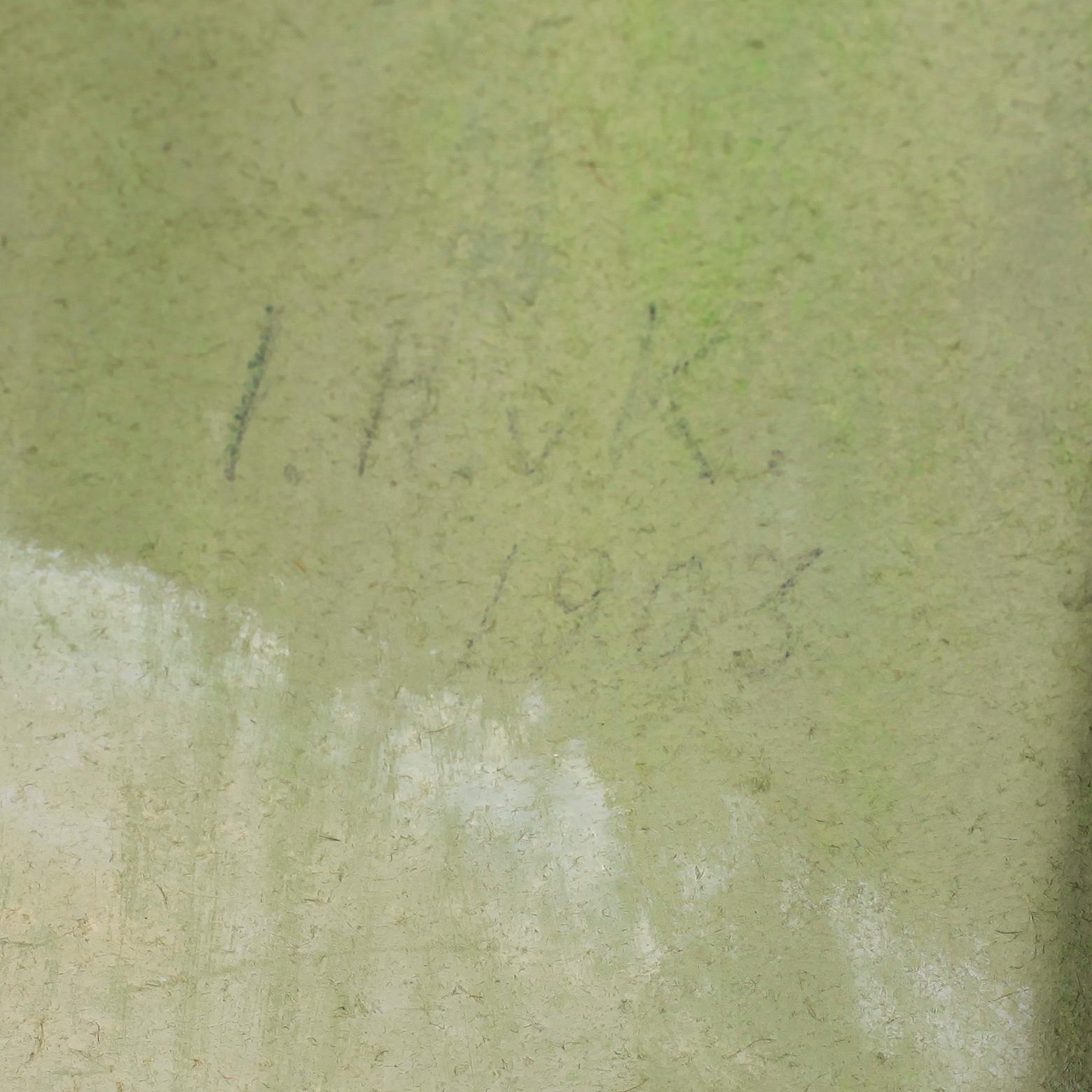 OKÄND KONSTNÄR, pastell, monogramsignerad och daterad 1903.