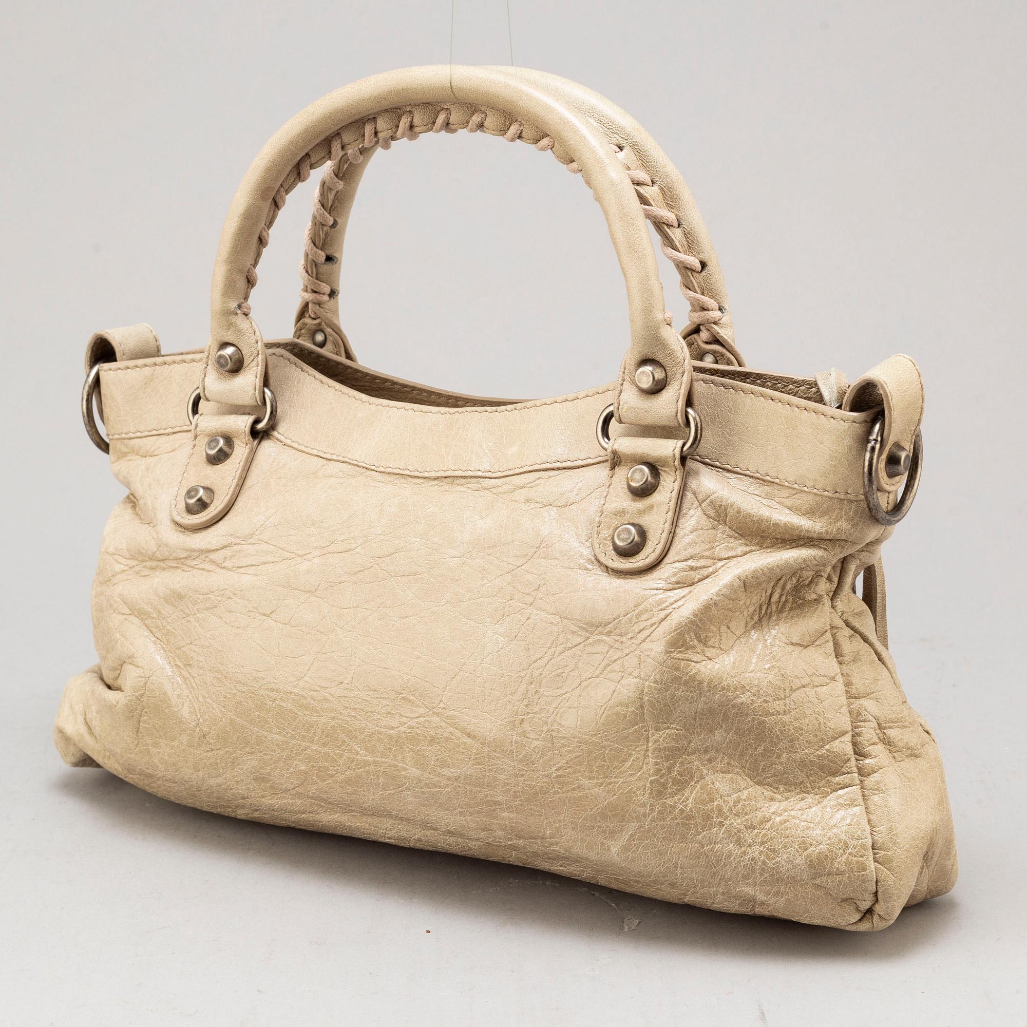 BALENCIAGA, a 'First' leather bag.