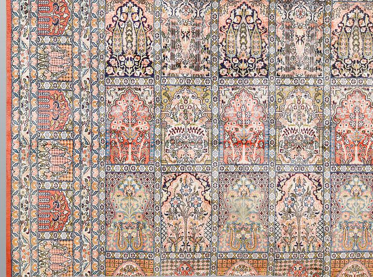 Matta, silke Kashmir, ca 434 x 307 cm.