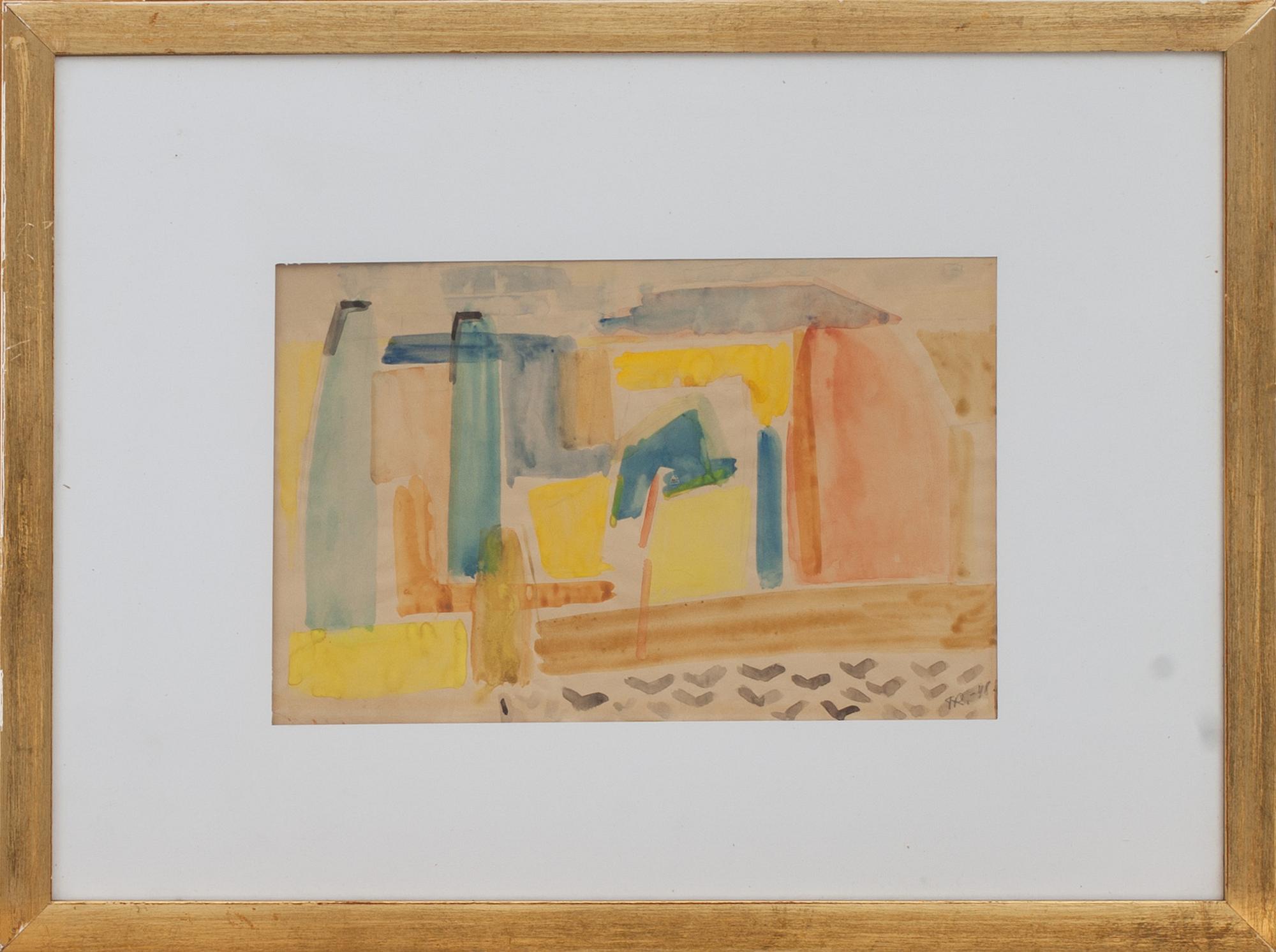 TORSTEN RENQVIST, akvarell, monogramsignerad och daterad -48.