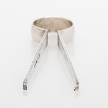 Bertel Gardberg, sockertång, silver, Suomen Kultaseppä, Åbo 1967.