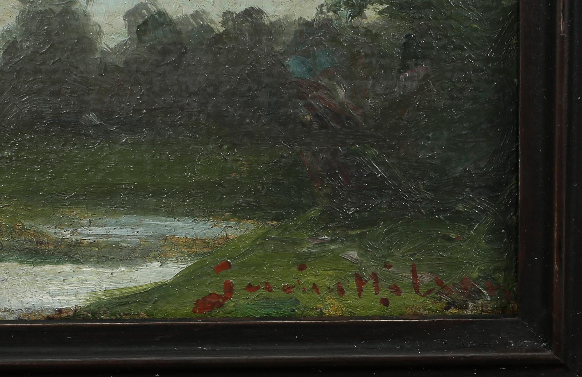 SEVERIN NILSON, olja på duk, signerad Severn Nilson.
