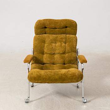 Bo Eigert, armchair, "Stålbo", Firma B.Eigert AB, Hova, 1970s.