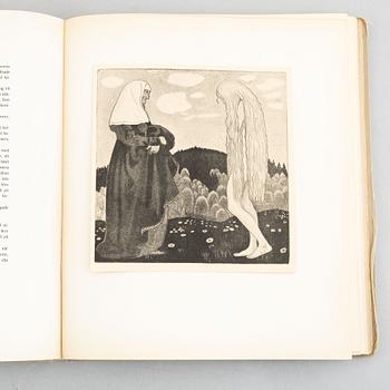 "John Bauer: trettio bilder i mezzotypi till ett urval sagor i bland Tomtar och troll åren 1907-1915", Stockholm, 1918.