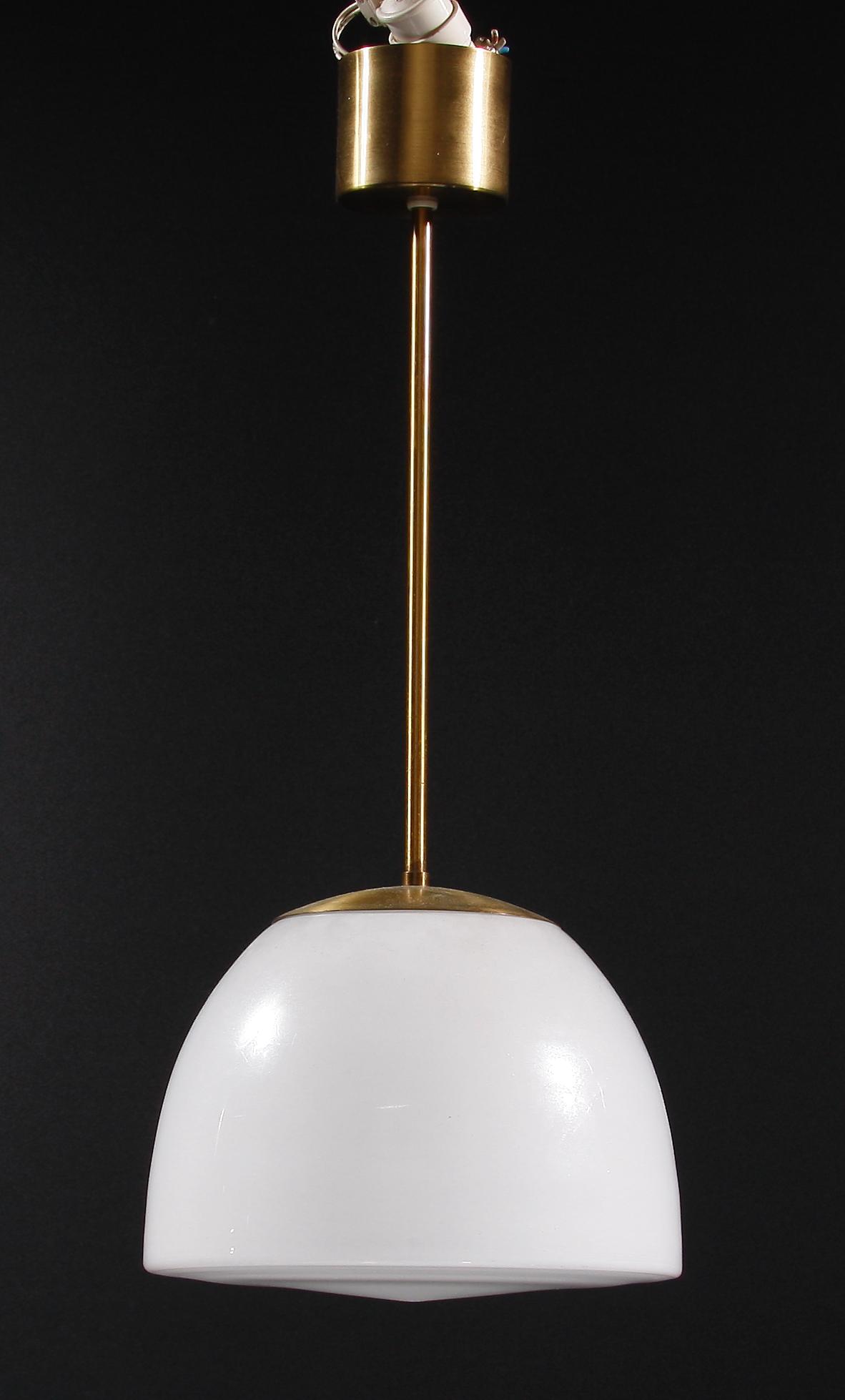 TAKARMATUR, glas och metall, 1930-tal. H tot 58.