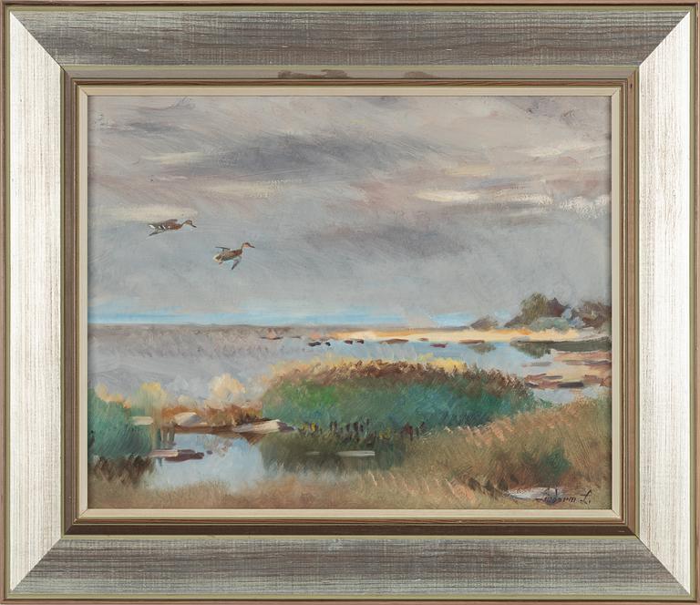 Lindorm Liljefors, oil on panel, signed.