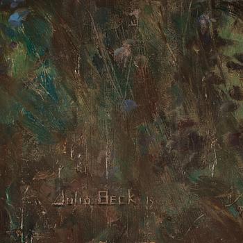Julia Beck, I trädgården, Normandie.