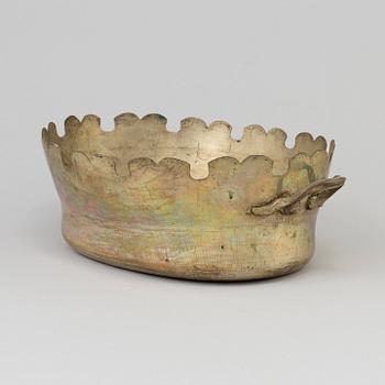 GLASSKÖLJARE, argent haché, 1700-talets senare del.