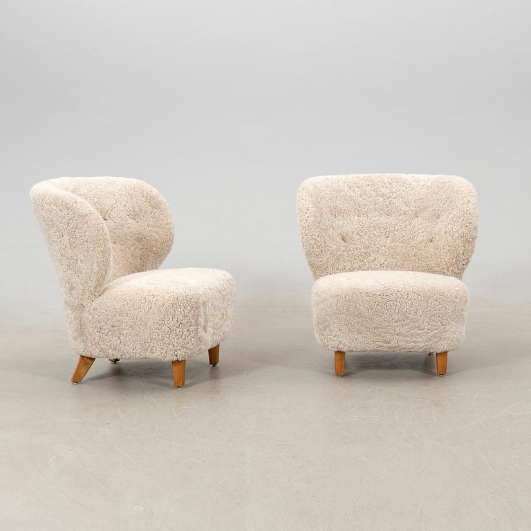 Fåtöljer ett par, Swedish Modern.