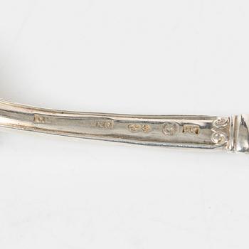 C.G. Hallberg, Cutlery, 18 pcs, silver, model "Empire", Stockholm 1918-1937.