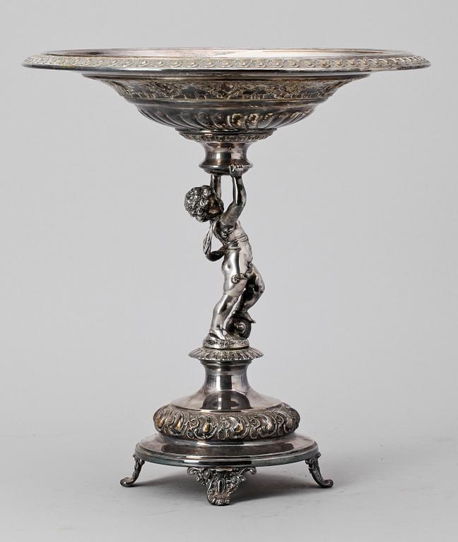UPPSATSSKÅL, nysilver, WMF, 1900-talets första hälft.