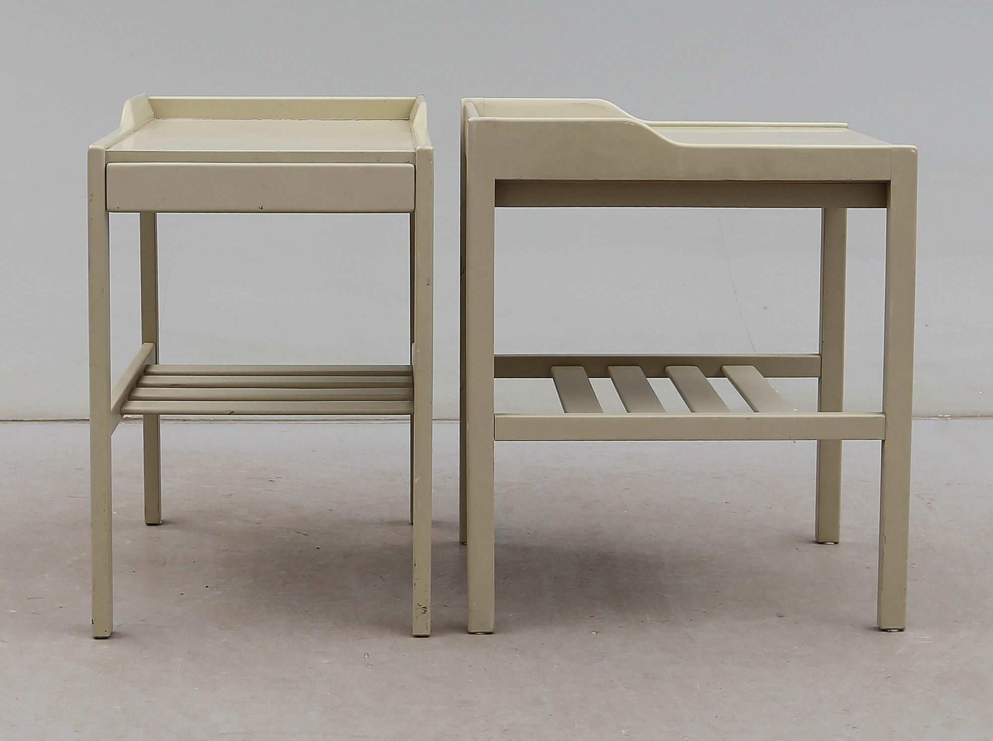 SÄNGBORD, 1 par, Bertil Fridhagen, Bodafors, 1960-tal.