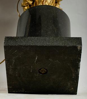 BORDSLAMPA, empirestil, 1800-/1900-tal.