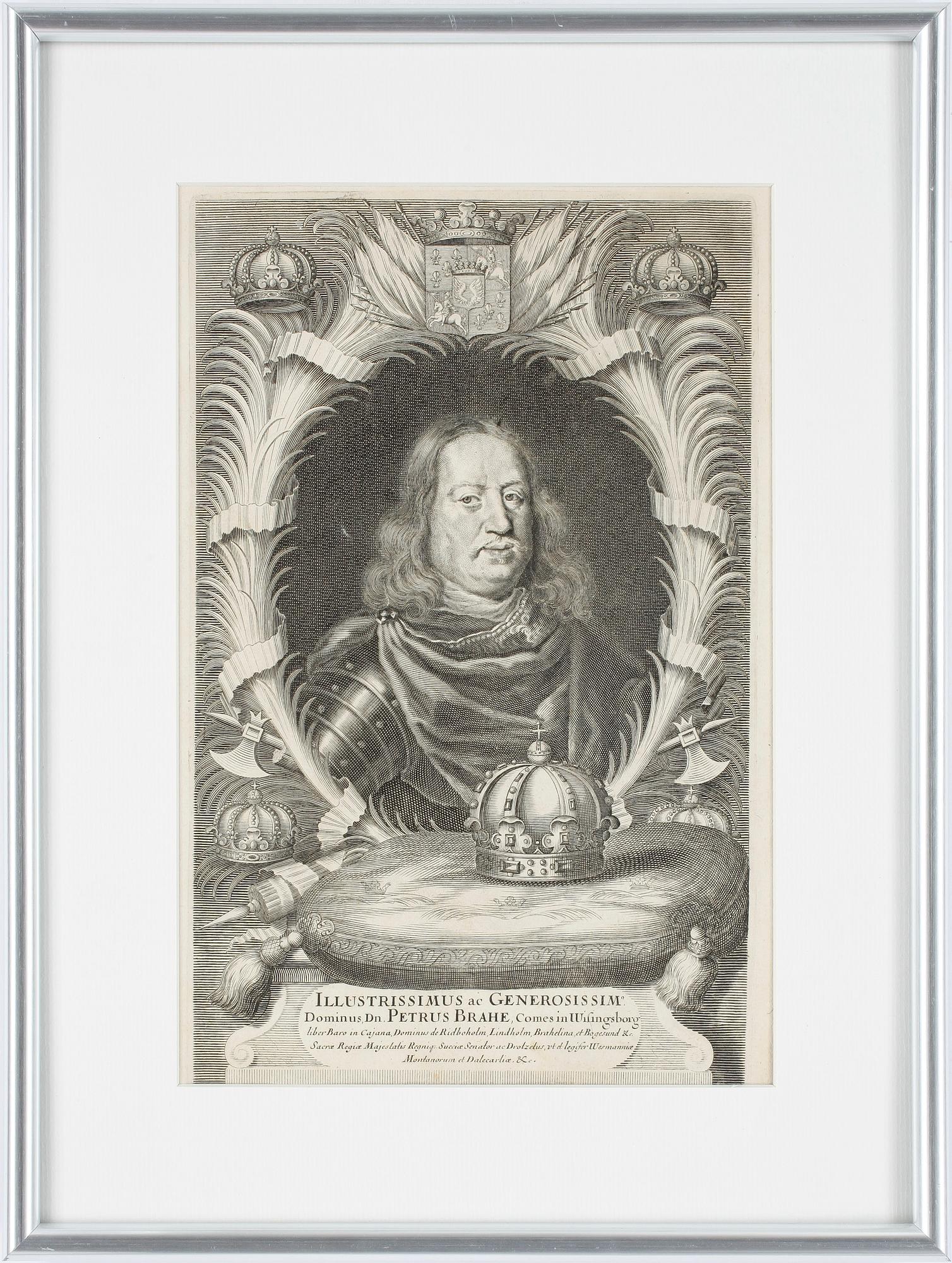 KOPPARSTICK, 3 st, bland annat Willem Swidde efter Erik Dahlbergh, 1688.