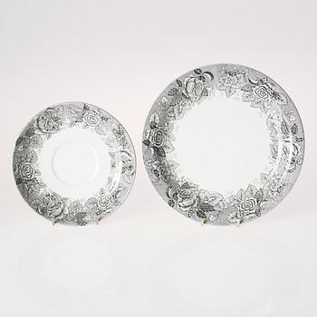 TESERVIS, 14 delar, "Haga" Rörstrand, 1900-talets mitt.