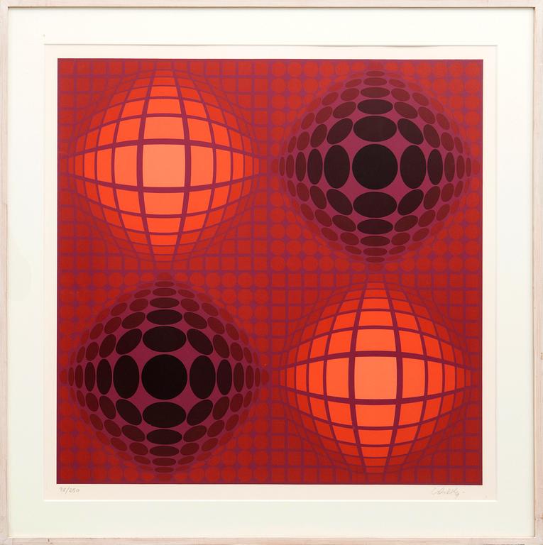 Victor Vasarely, Optisk komposition.