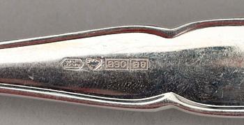 FISKBESTICK, 12+12, silver, Kultakeskus 1979. Tot. vikt ca 842,7 gr.