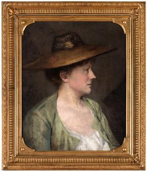 118. Julia Beck, Porträtt av kvinna.