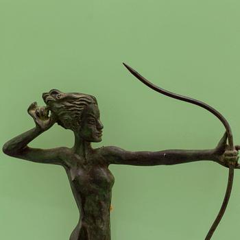 A 1930s art déco table light.