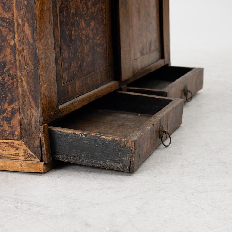 Hanging cabinet, folk art, late Baroque, 18th century.