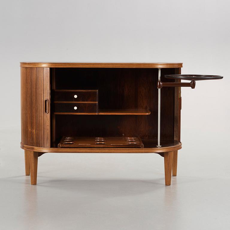 A Hjalmar Jackson palisander bar cabinet, Sweden ca 1935-40.