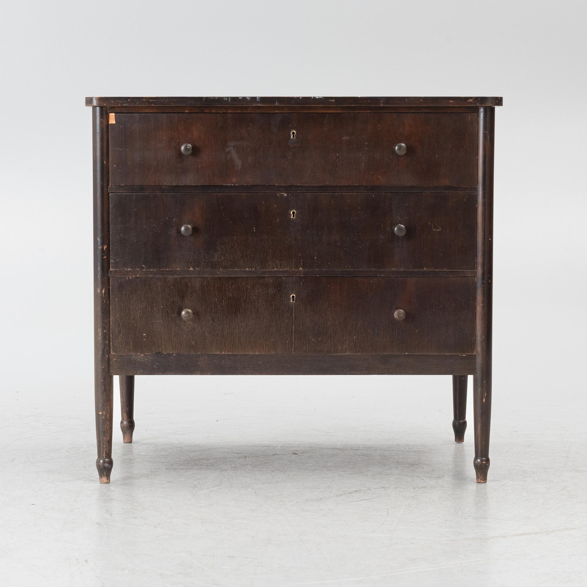 Axel Einar Hjorth, a 'Bungalow' chest of drawers, Nordiska Kompaniet, 1931.