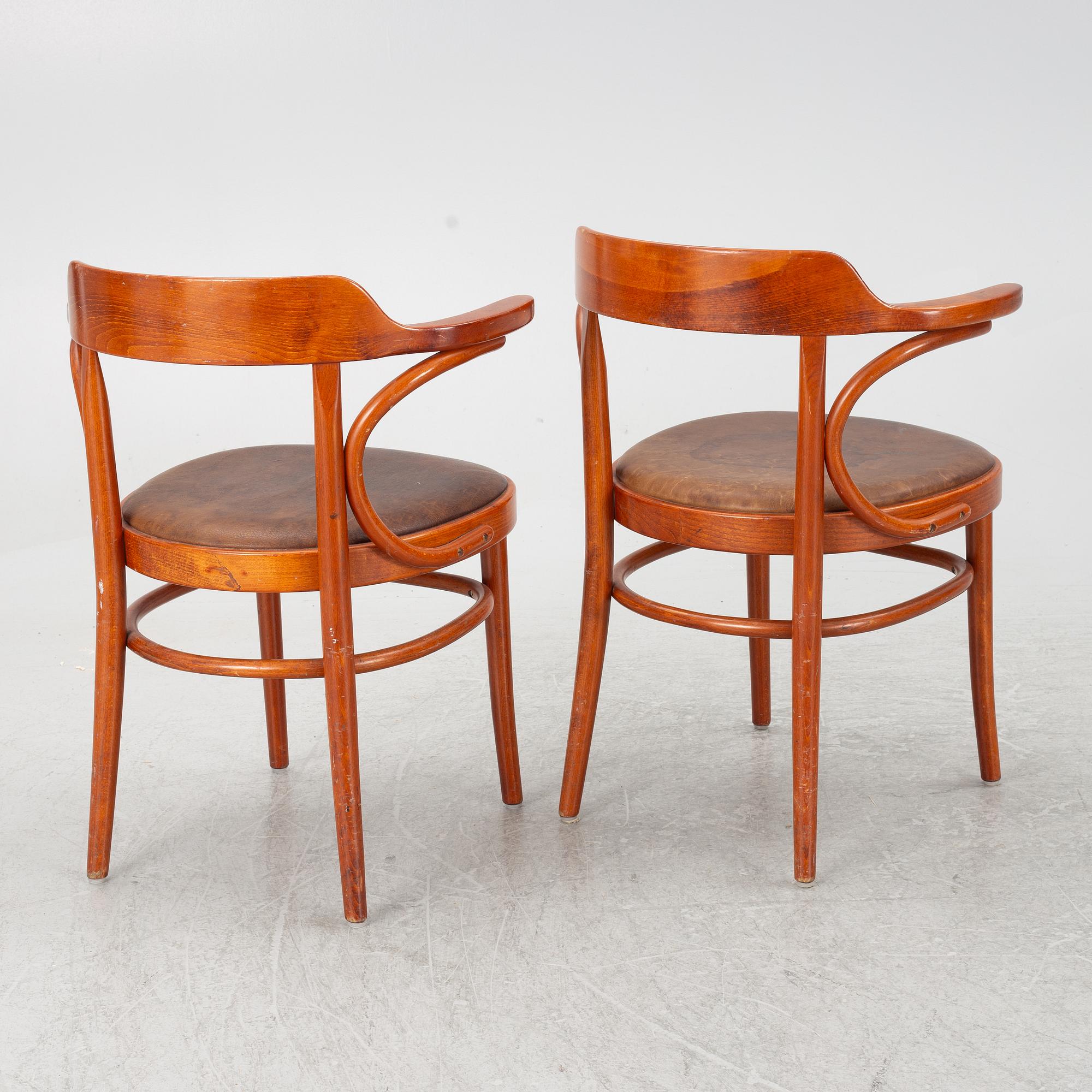 A set of seven 'Cattelin' chairs, Gemla, late 20th century.