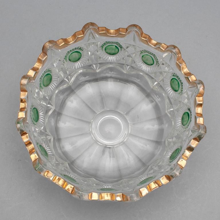 SKÅLAR, 12 st, glas, 1900-tal.