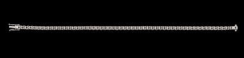ARMBAND, 18K vitguld, Rivièrelänk, briljantslipade diamanter tot ca 4.83 ct. Vikt ca 12 g.