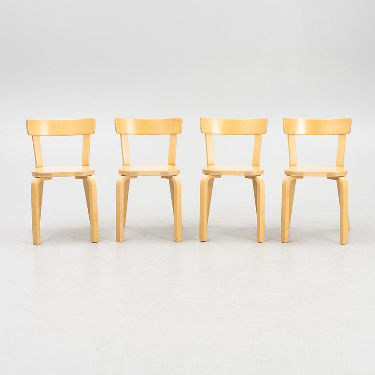 Alvar Aalto, stolar 4 st, modell 69, Artek, Finland, 2012.