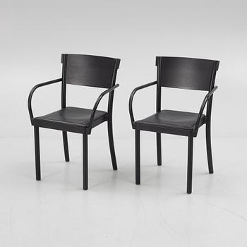 Åke Axelsson, armchairs 7 pcs, "Light and Easy", Gärsnäs.