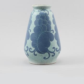 VAS, flintgods, Josef Ekberg, Gustavsberg, 1920.