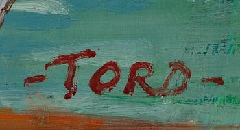 TORD LEANDER-ENGSTRÖM, olja på pannå, signerad.