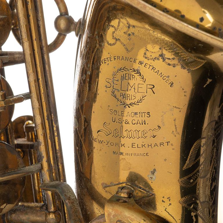 Henri Selmer Paris, altsaxofon, "Super Balanced Action", 1950, Frankrike.