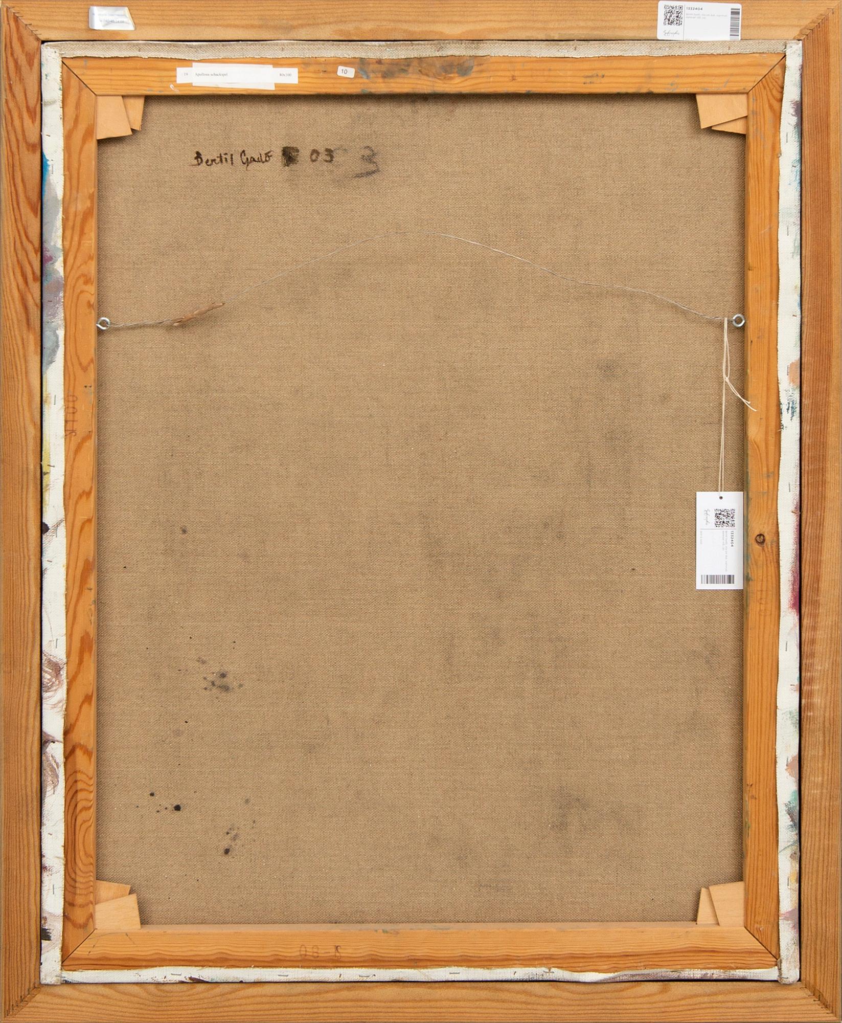 Bertil Gadö, oil on canvas, signed, dated -03.