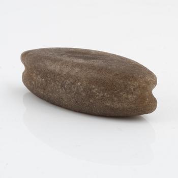 A neolithic strike-a-light stone.