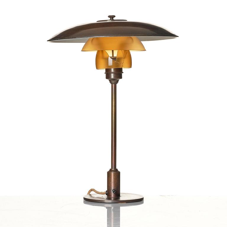 Poul Henningsen, a table lamp model "PH 3 1/2 - 2 1/2", Louis Poulsen, Denmark, ca 1928-32.