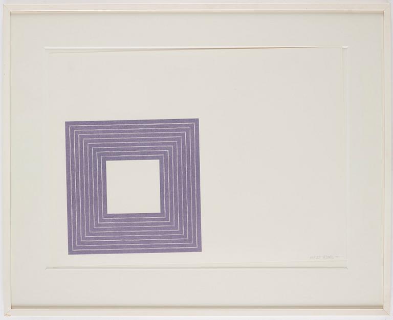 Frank Stella, "Hollis Frampton" ur "Purple Series".