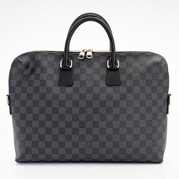 Louis Vuitton, a Damier Graphite 'Porte Documents Jour' briefcase.