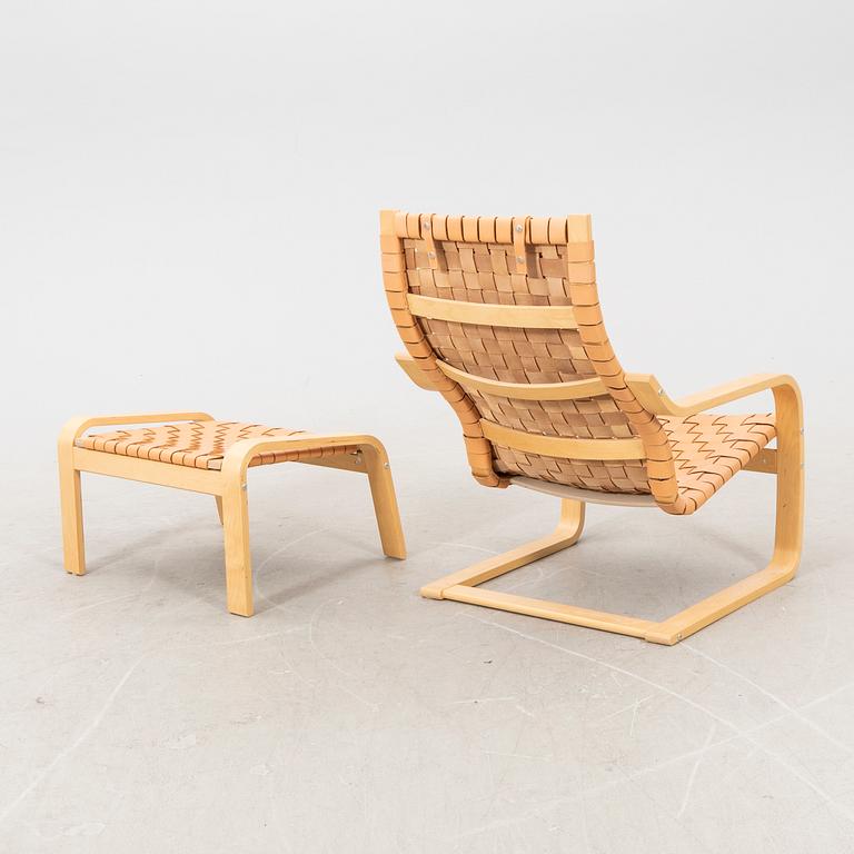 Noborn Nakamura ,  fåtölj med fotpall "Poäng" IKEA  1999, numrerad 1001.