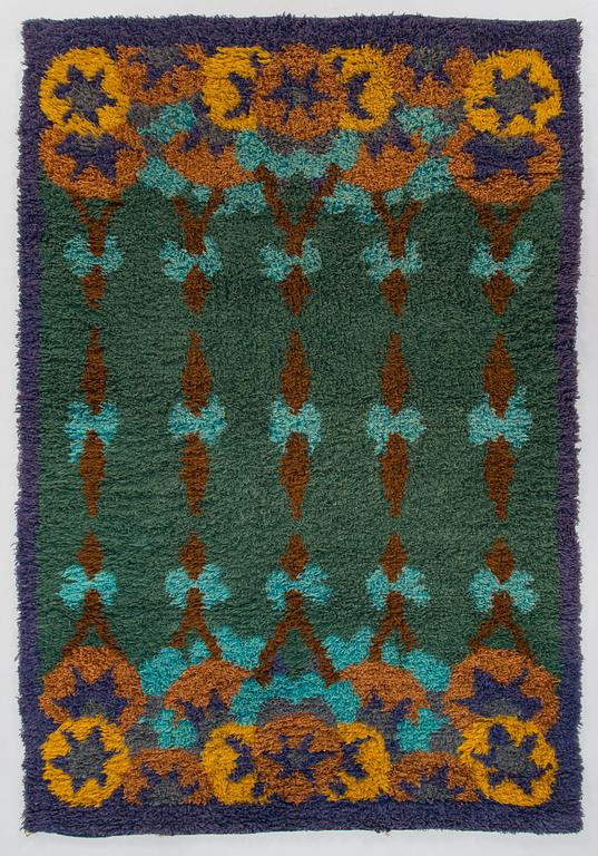 Ingegerd Eklund, ryijy-rug model for Friends of Finnish Handicraft. Circa 186 x 127 cm.