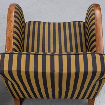 Clubfåtöljer, ett par 1930-tal.