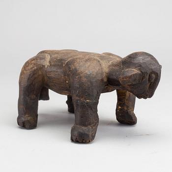 A ANIMAL SHAPED STOOL. West Africa.