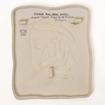 Fernand Léger, "Visage aux deux mains".