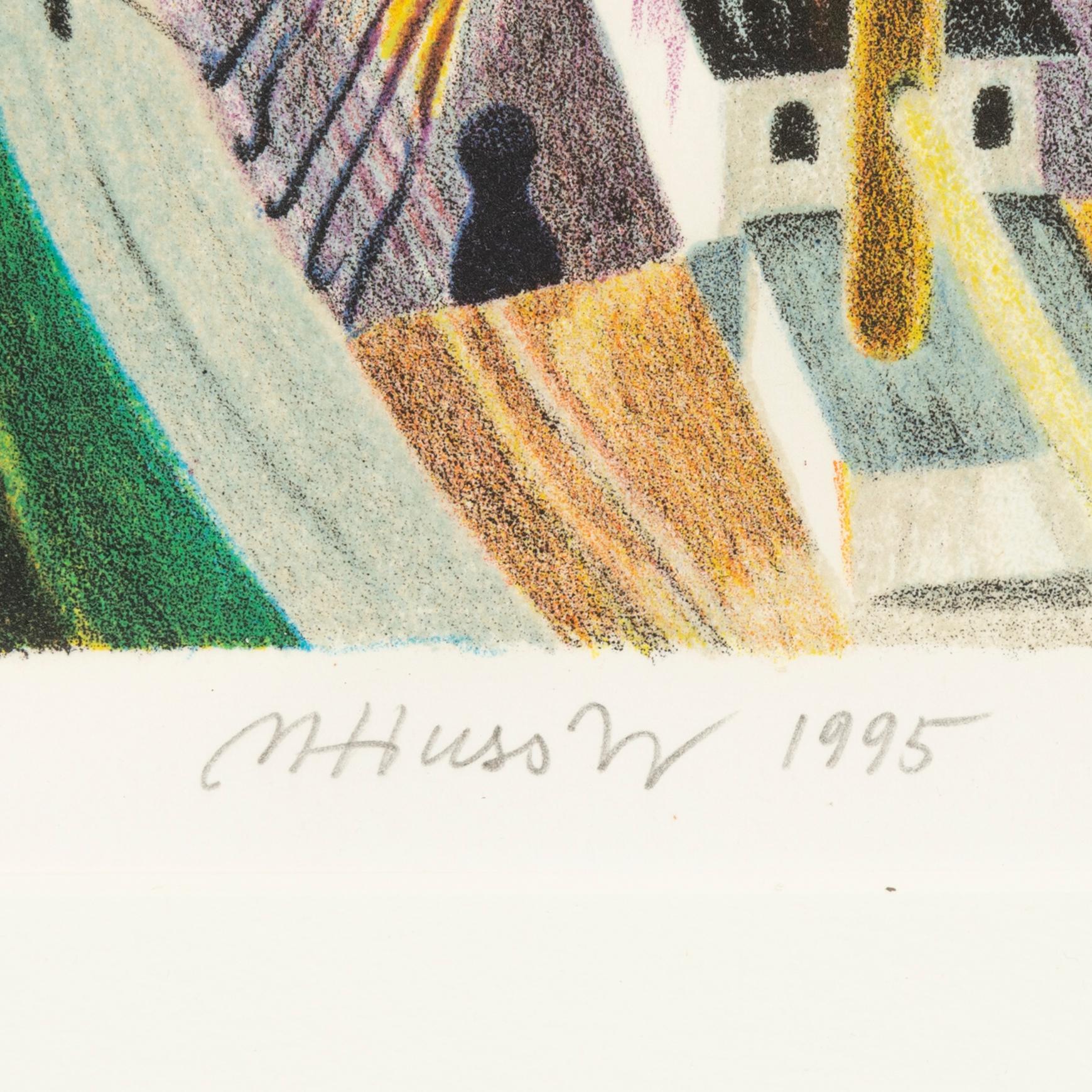 Mona Huss Walin, lithograph in colours, 1995, signed 274/460.
