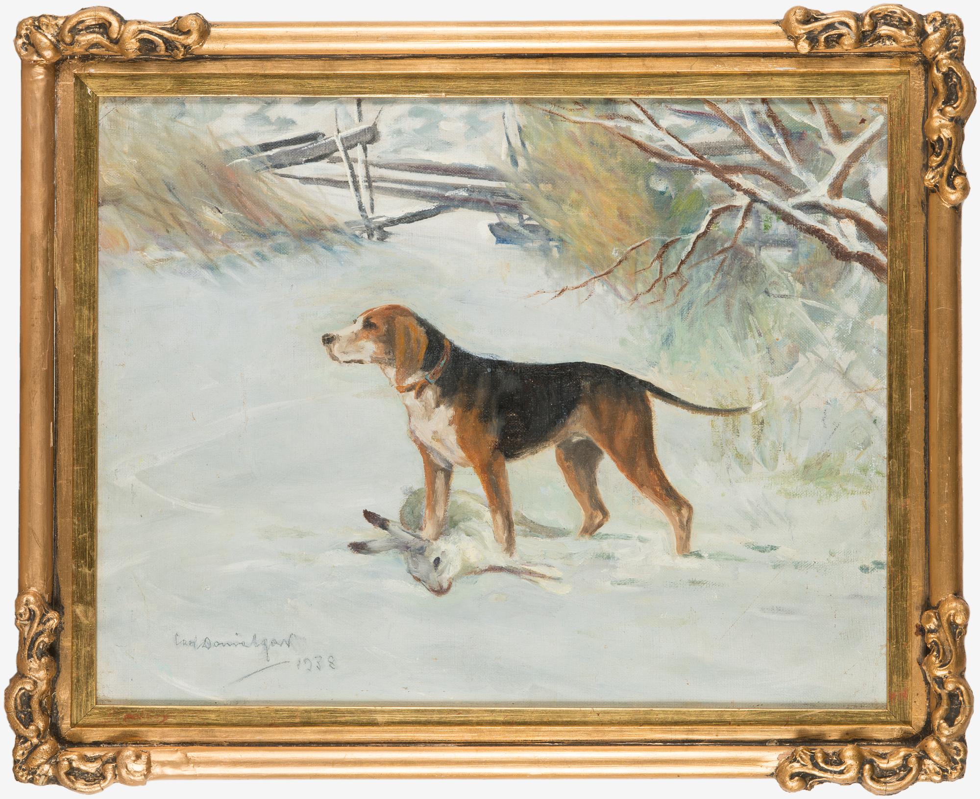 Carl Otto Danielson, oil on canvas laid on board, signed and dated 1938.