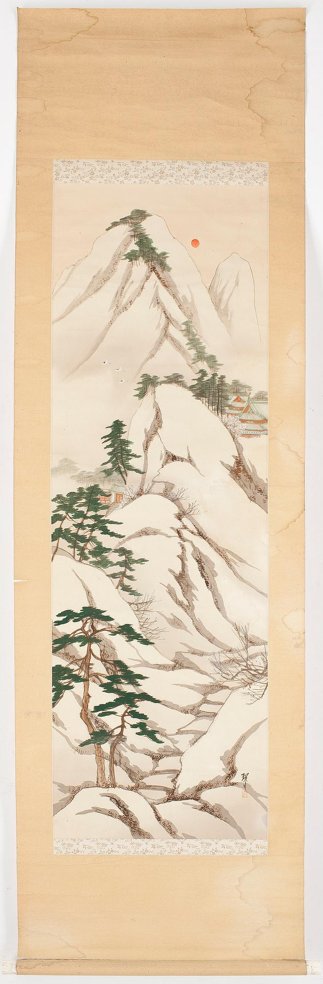 RULLMÅLNING, Kina, 1900-tal.