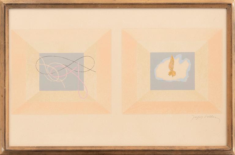 Jacques Villon, "Composition II" from the portfolio Les Bucoliques.